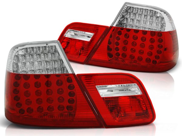Baklykter Bmw E46 04.99-03.03 Coupe Red White Led - Bilde 2