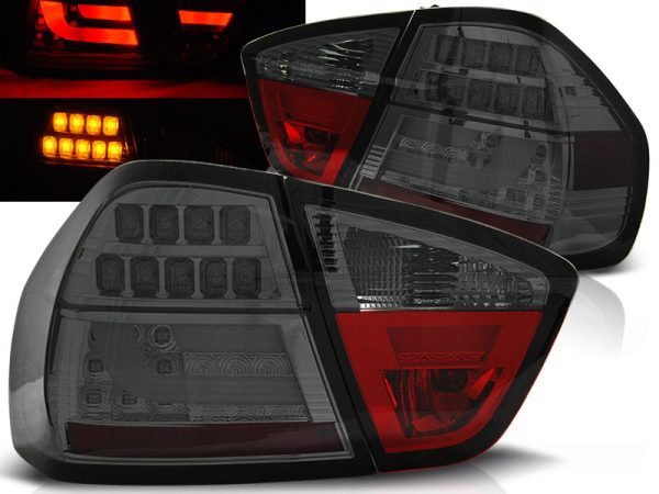 Baklykter Bmw E90 03.05-08.08 Led Bar Smoke