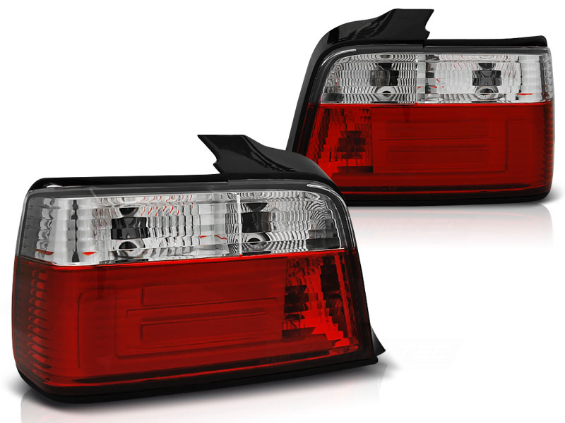 Baklykter Bmw E36 12.90-08.99 Sedan Led Red White Bar - Bilde 2