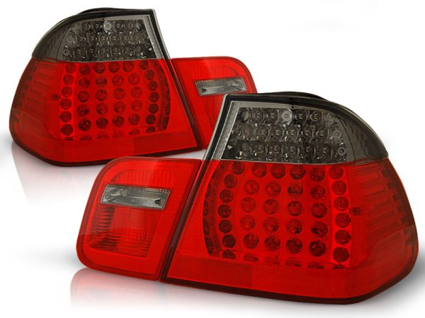 Baklykter Bmw E46 09.01-03.05 Sedan Led Red Smoke - Bilde 2