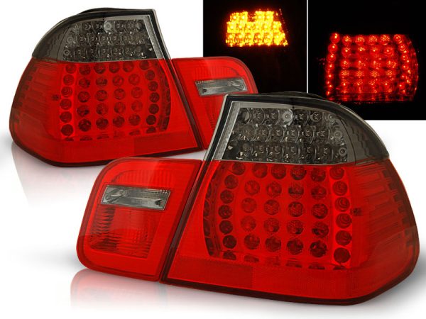Baklykter Bmw E46 09.01-03.05 Sedan Led Red Smoke