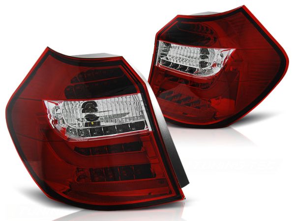 Baklykter Bmw E87 04-08.07 Led Bar Red White - Bilde 2
