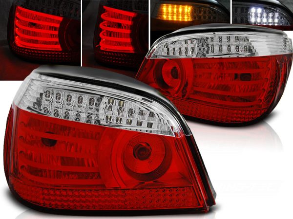 Baklykter Bmw E60 07.03-07 Led Red White