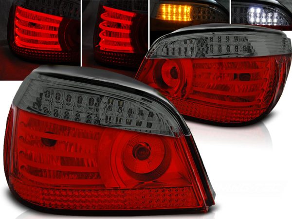 Baklykter Bmw E60 07.03-07 Led Red Smoke