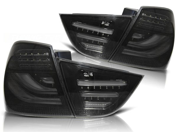 Baklykter Black Bmw E90 09-11 Led Bar Smoke - Bilde 2