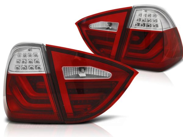 Baklykter Bmw E91 05-08 Led Bar Red White