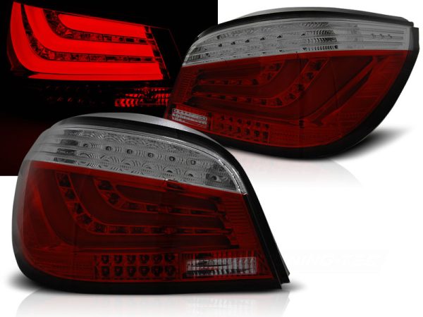Baklykter Bmw E60 07.03-02.07 Led Bar Red Smoke