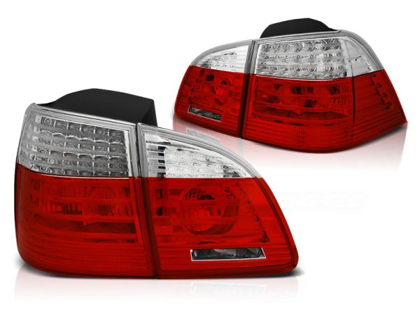 Baklykter Bmw E61 04-03.07 Touring Led Red White - Bilde 2