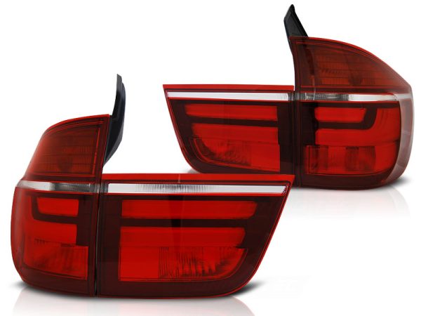 Baklykter Bmw X5 E70 03.07-05.10 Led Red White - Bilde 2