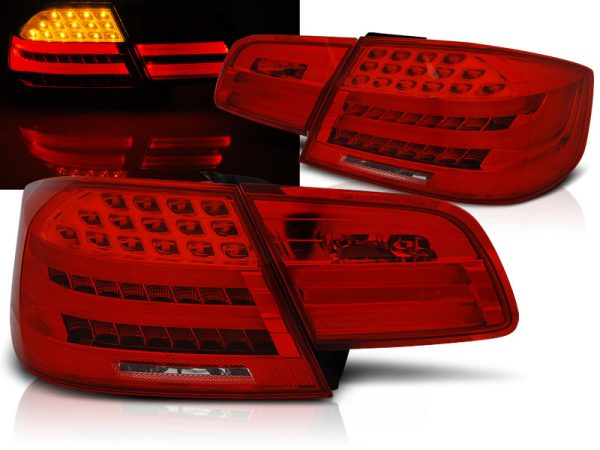 Baklykter Bmw E92 09.06-03.10 Led Bar Red White