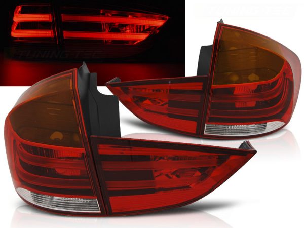 Baklykter Bmw X1 E84 10.09-07.12 Led Red White