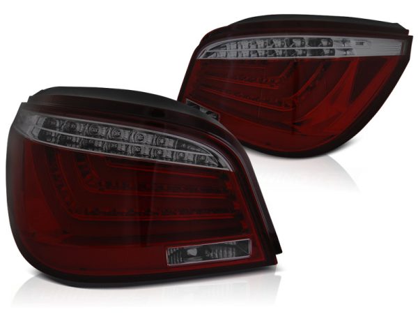 Baklykter Bmw E60 07.03-02.07 Red Smoke Led Bar - Bilde 2