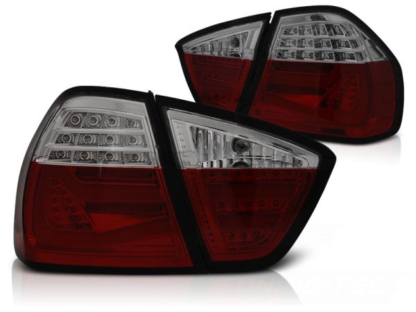 Baklykter Bmw E90 03.05-08.08 Led Bar Red Smoke - Bilde 2