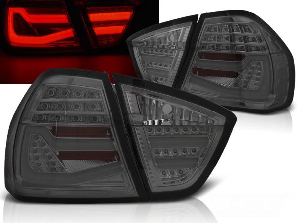 Baklykter Bmw E90 03.05-08.08 Led Bar Smoke