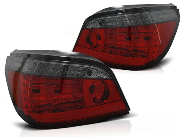 Baklykter Bmw E60 Lci 03.07-12.09 Led Red Smoke Seq - Bilde 2