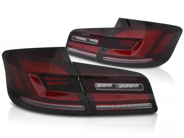 Baklykter Bmw F10 10-16 Led Bar Seq Red Smoke - Bilde 2