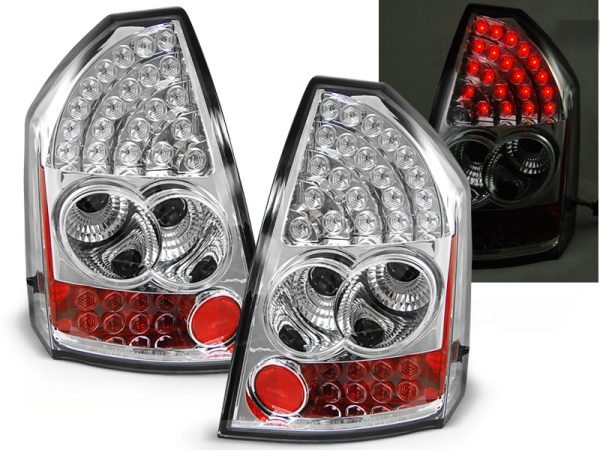 Baklykter Chrysler 300c 05-08 Chrome Led