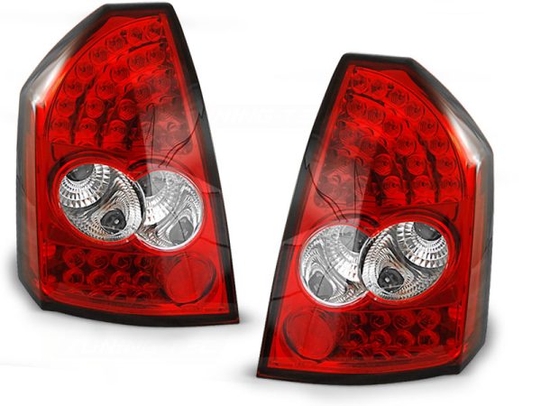 Baklykter Chrysler 300c 05-08 Red White Led - Bilde 2
