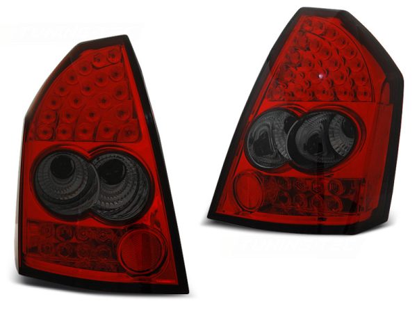 Baklykter Chrysler 300c 05-08 Red Smoke Led - Bilde 2