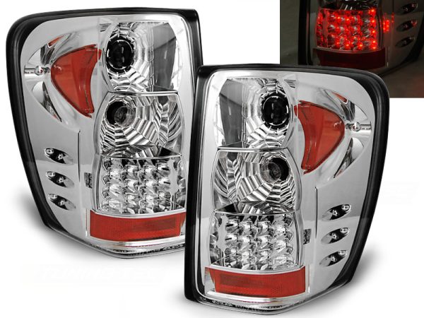 Baklykter Jeep Grand Cherokee 99-05.05 Chrome Led