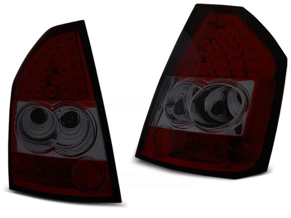 Baklykter Chrysler 300c / 300 08-10 Red Smoke Led - Bilde 2