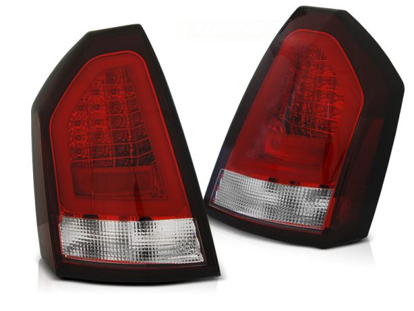 Baklykter Chrysler 300c 05-08 Red White Led-Bar - Bilde 2