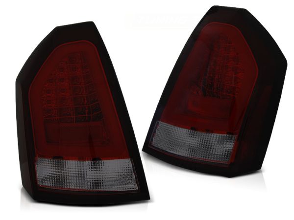 Baklykter Chrysler 300c 05-08 Red Smoke Led Bar - Bilde 2
