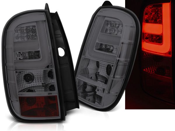 Baklykter Dacia Duster 04.10- Led Bar Smoke