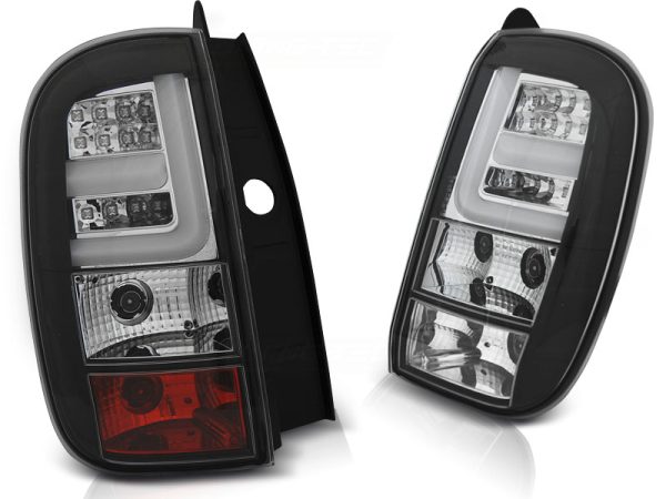 Baklykter Dacia Duster 04.10- Led Bar Sort - Bilde 2
