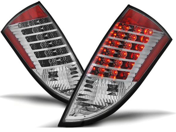 Baklykter Ford Focus 1 HB 98-04 Chrome Led