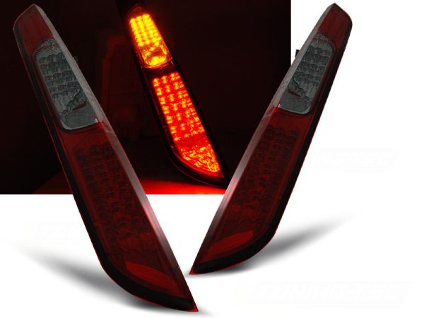 Baklykter Ford Focus MK2 09.04-08 HB Red Smoke Led