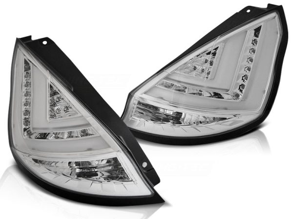 Baklykter Ford Fiesta MK7 12-16 HB Chrome Led Bar - Bilde 2