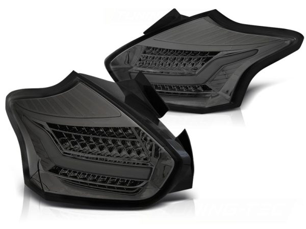 Baklykter Ford Focus 3 15-18 Hatchback Smoke Seq Led - Bilde 2