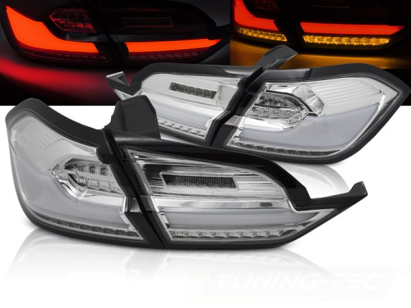 Baklykter Ford Fiesta MK8 17-21 Hatchback Led Chrome
