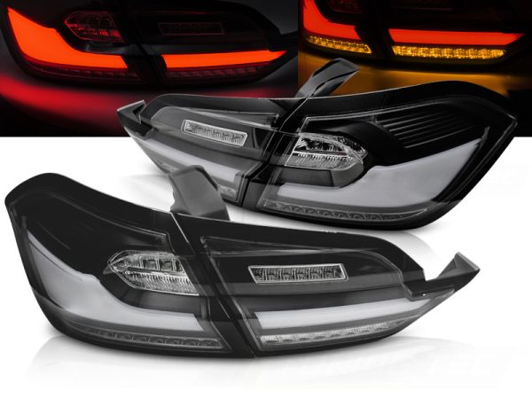 Baklykter Ford Fiesta MK8 17-21 Hatchback Led Black