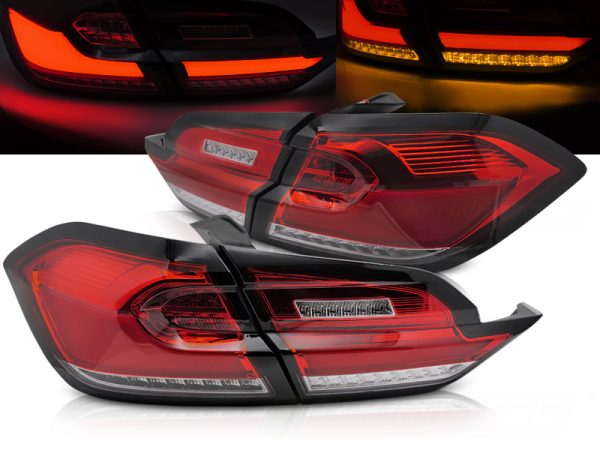 Baklykter Ford Fiesta MK8 17-21 Hatchback Led Red White