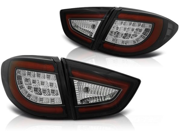 Baklykter Hyundai IX35 09-09.13 Black Led - Bilde 2