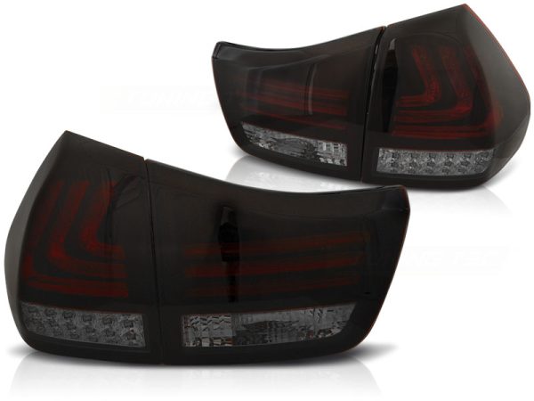 Baklykter Lexus RX 330 / 350 03-08 Led Bar Red Smoke Black - Bilde 2