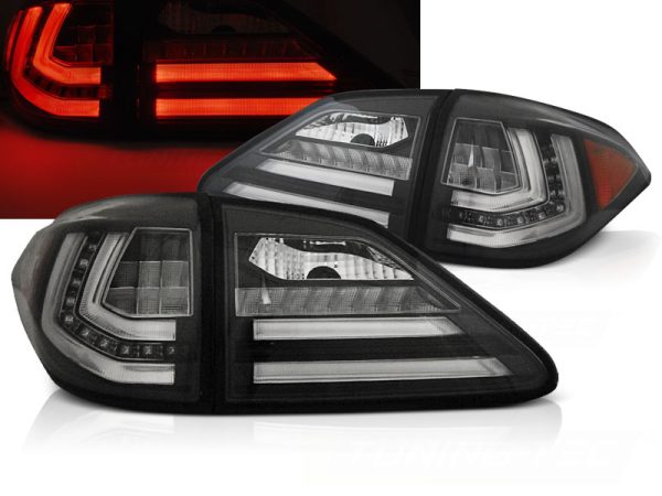 Baklykter Lexus RX III 350 09-12 Black Led SQL