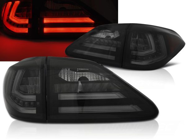 Baklykter Lexus RX III 350 09-12 Smoke Led SQL