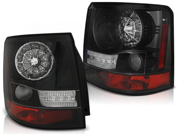 Baklykter Land Rover Range Rover Sport 05-09 Black Led - Bilde 2