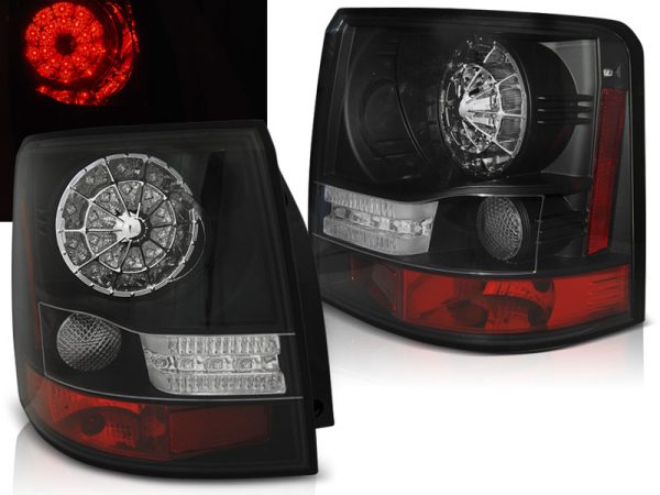 Baklykter Land Rover Range Rover Sport 05-09 Black Led