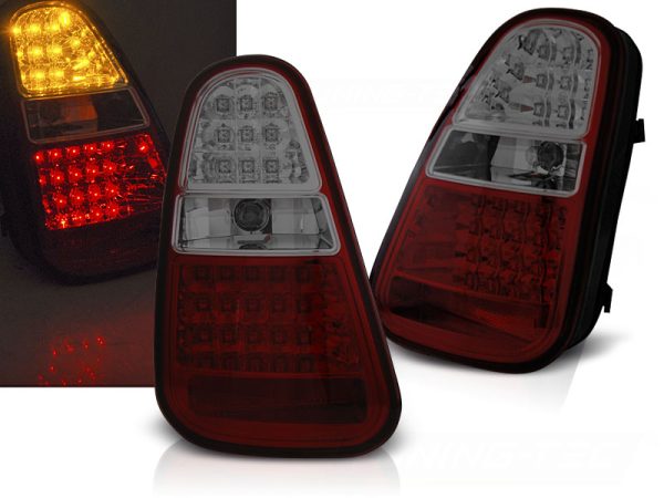 Baklykter Mini Cooper R50 / r52 / r53 04-06 Red Smoke Led