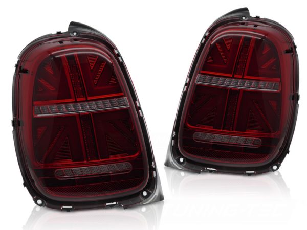 Baklykterx Mini Cooper F55 F56 F57 14-17 6-pins Led Chrome Black - Bilde 2