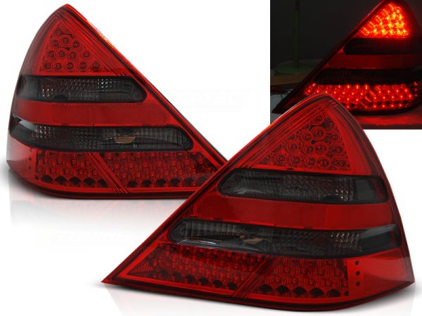 Baklykter Mercedes R170 SLK 04.96-04 Led Red Smoke