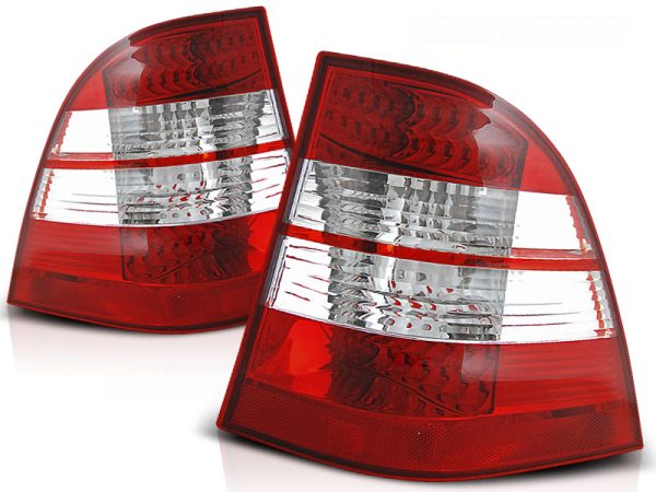 Baklykter Mercedes W163 ML M-Klasse 03.98-05 Led Red White