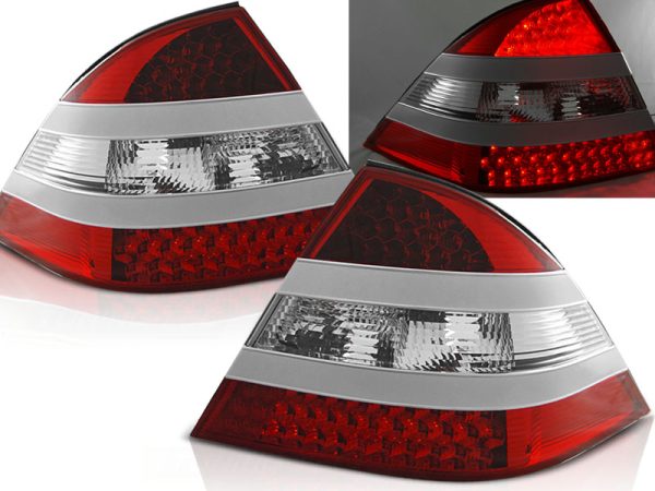 Baklykter Mercedes W220 S-Klasse 09.98-05.05 Led Red White