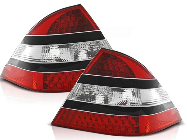 Baklykter Mercedes W220 S-Klasse 09.98-05.05 Led Red Black Mercedes - Bilde 2