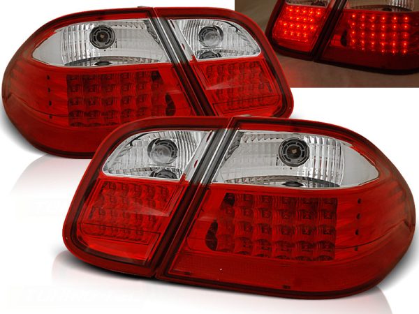 Baklykter Mercedes W208 CLK 03.97-04.02 Led Red White