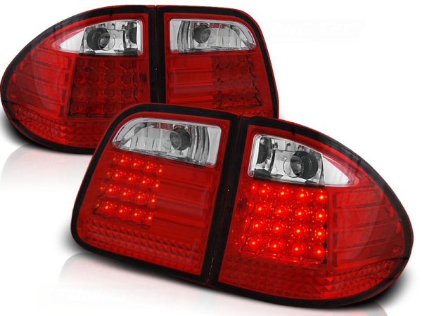 Baklykter Mercedes W210 E-Klasse 95-03.02 Kombi Led Red White